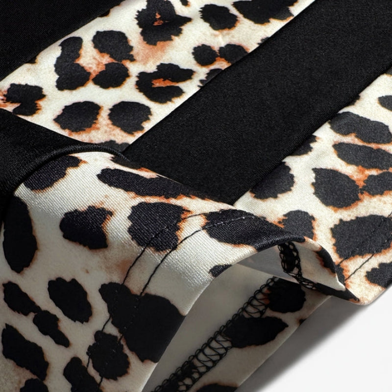 Myrtle™ | Vestido con estampado de leopardo vintage