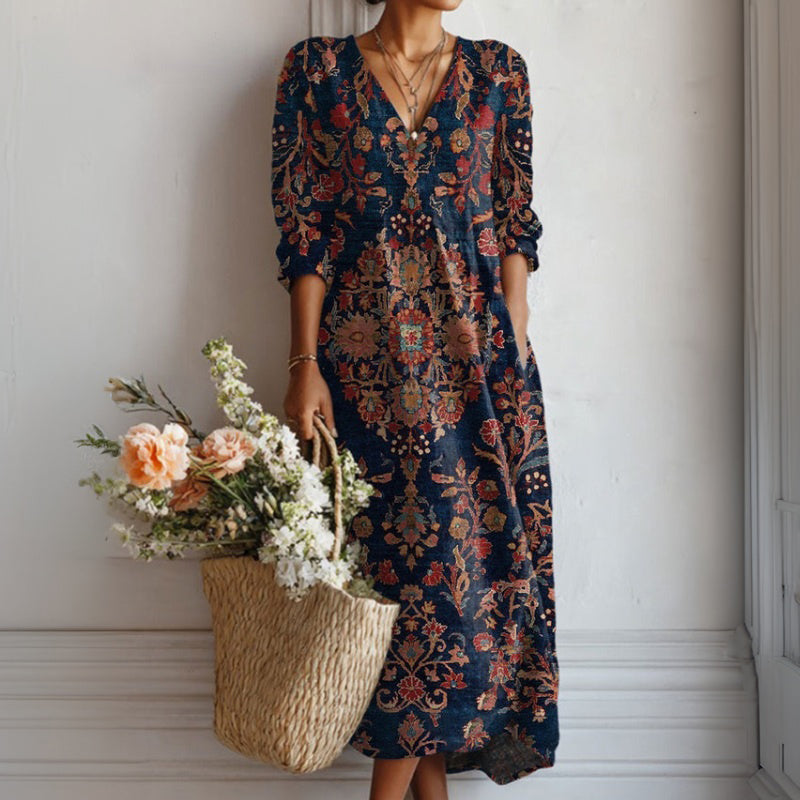 Fennel™ | Vestido de estilo étnico vintage