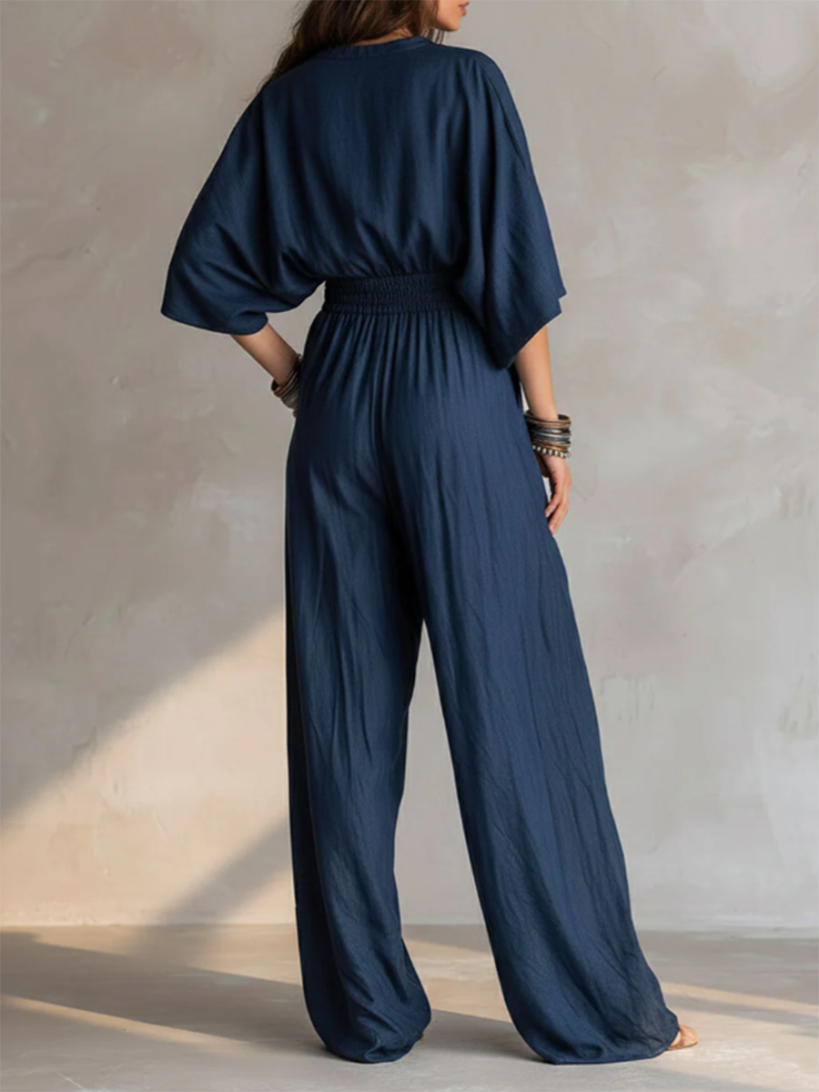 Shakti™ | Mono informal de corte holgado con mangas de murciélago