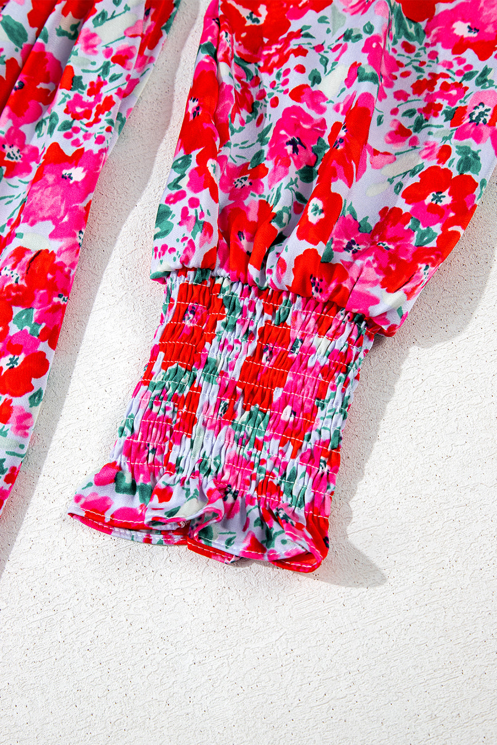 Irissa™ | Vestido largo azul cielo con estampado floral