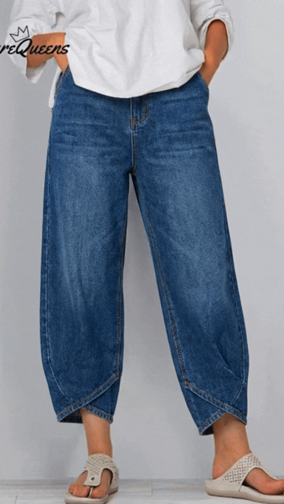 Magnis™ | Pantalones informales sencillos de algodón y denim para mujer