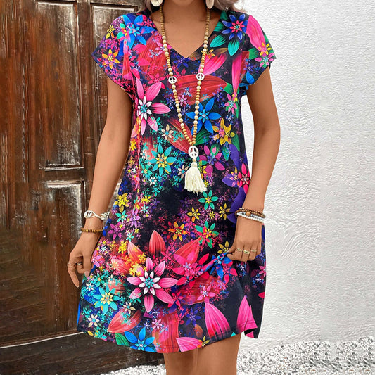 Ash™ | Vestido con estampado floral vintage
