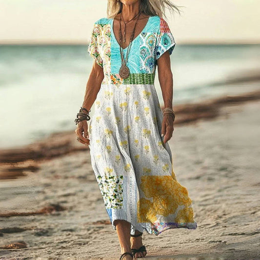 Granite™ | Vestido con estampado floral vintage