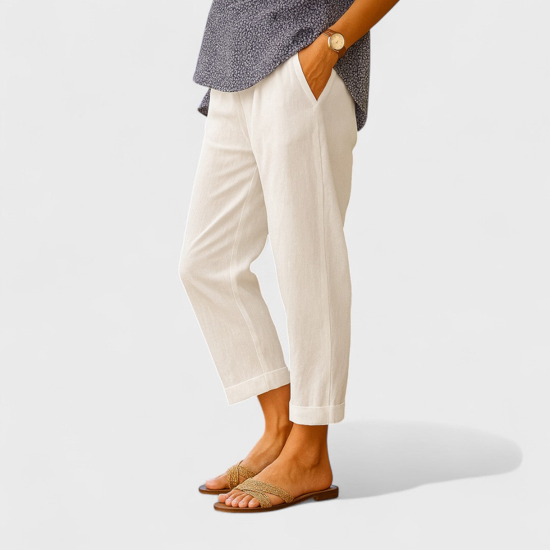Otýlie | Pantalones de Verano de Lana y Algodón