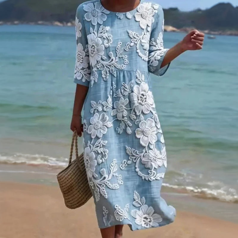 Melody™ | Vestido con estampado floral vintage