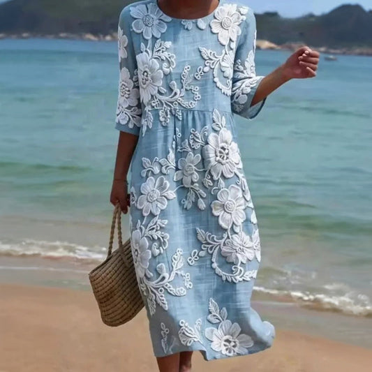 Melody™ | Vestido con estampado floral vintage