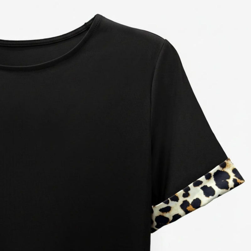 Myrtle™ | Vestido con estampado de leopardo vintage
