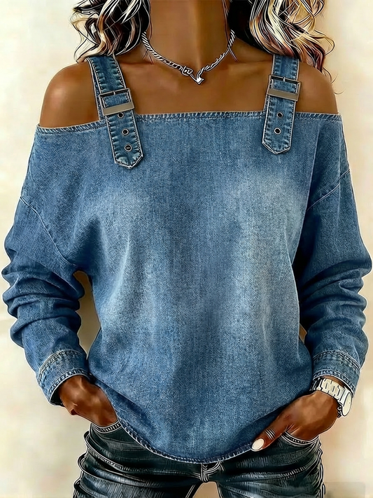 Sovere™ | Camisa vaquera sin mangas para mujer
