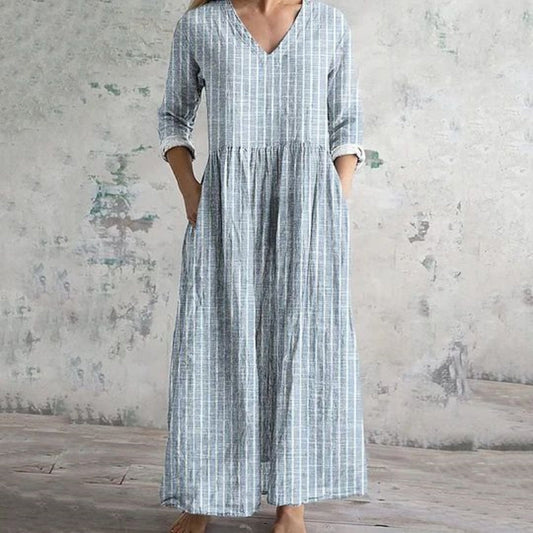 Petra™ | Vestido informal a rayas