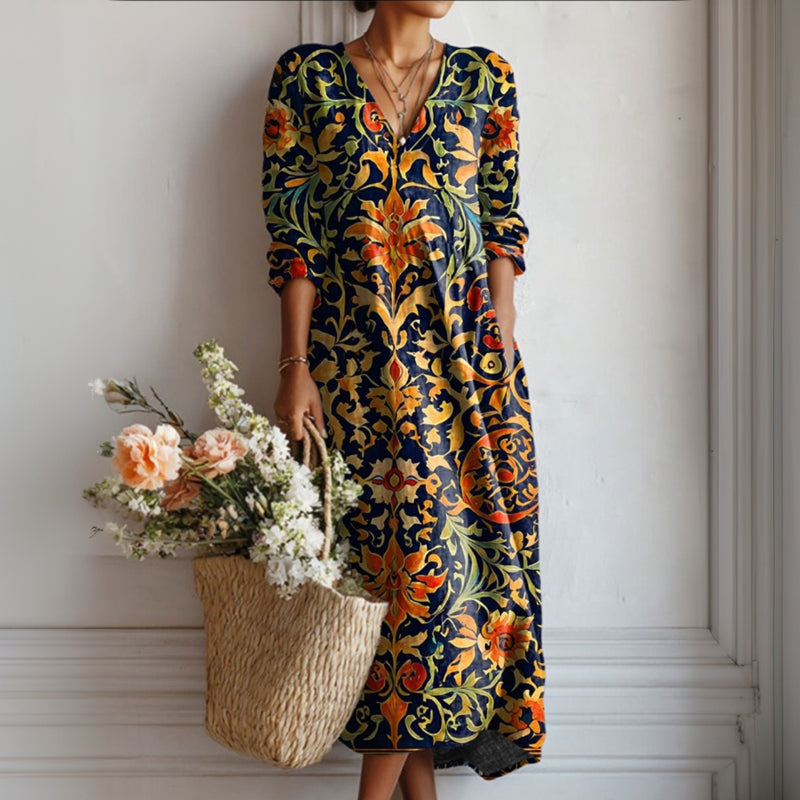 Sonata™ | Vestido de estilo étnico vintage
