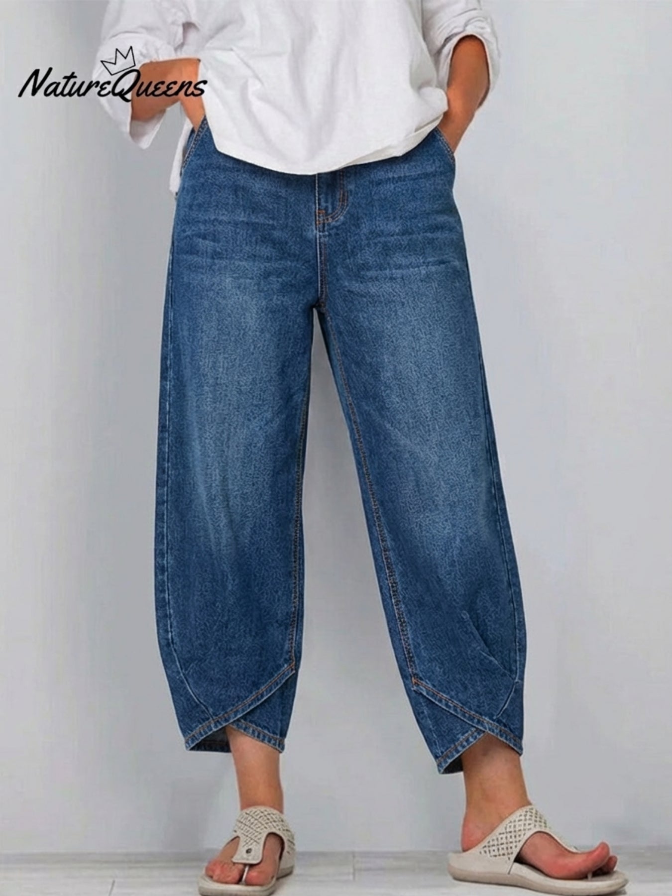 Magnis™ | Pantalones informales sencillos de algodón y denim para mujer