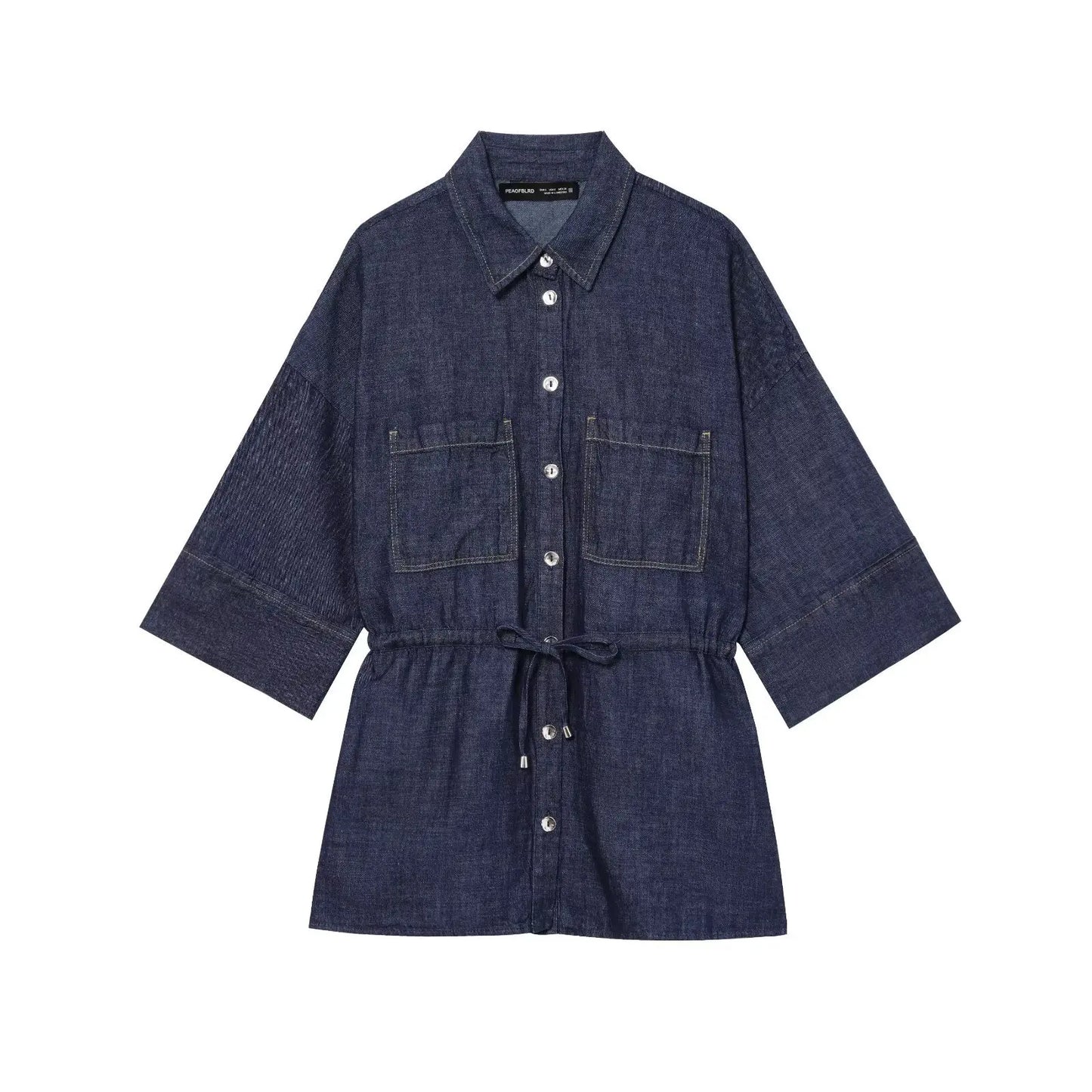 Herbal™ | Conjunto de mujer en denim azul oscuro