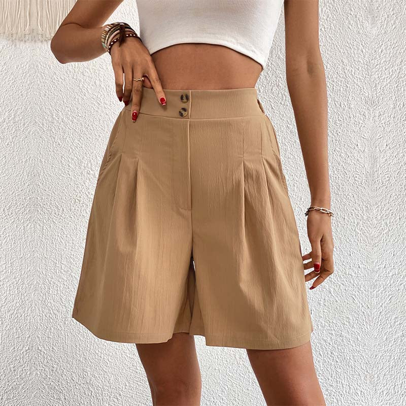 Amelix™ | Pantalones cortos informales de un solo color