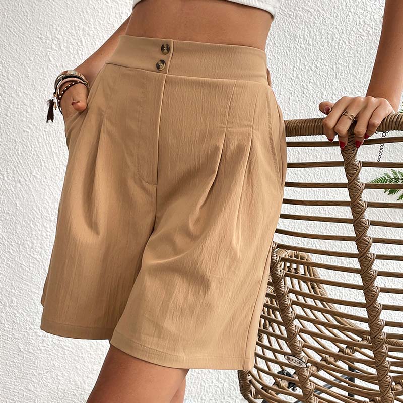 Amelix™ | Pantalones cortos informales de un solo color