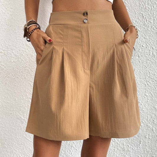 Amelix™ | Pantalones cortos informales de un solo color