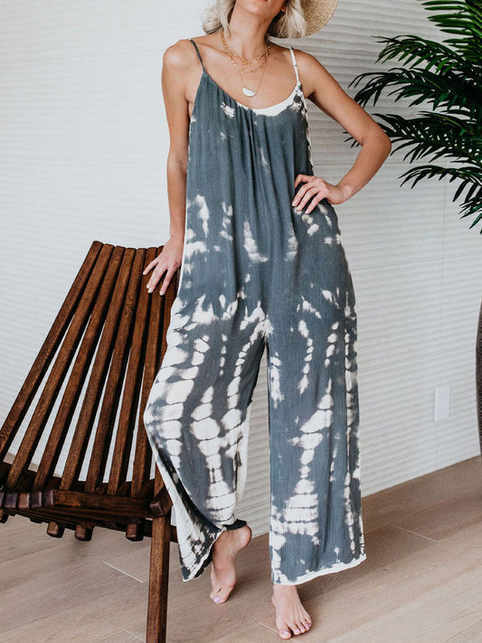 Gothique™ | Mono informal de lino y algodón con estampado artístico