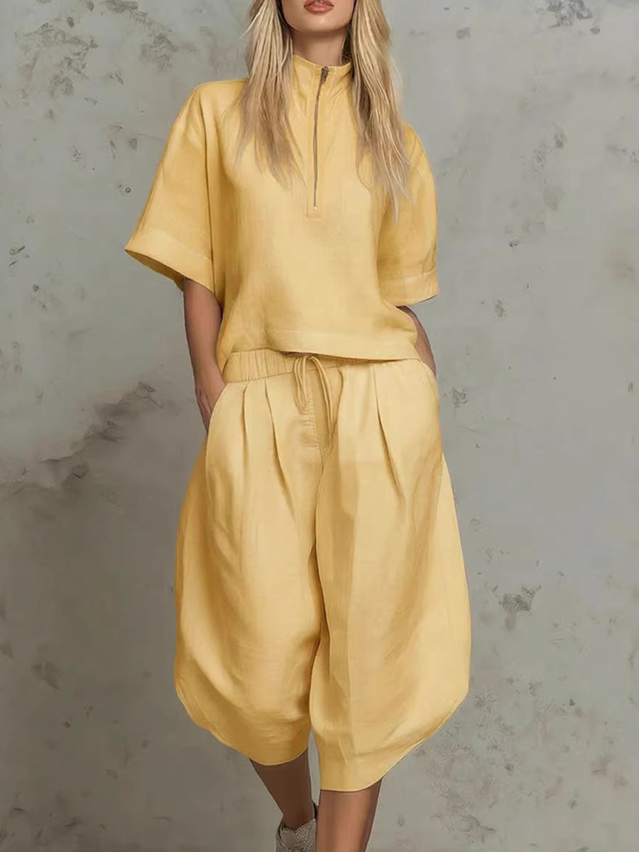 Maja™ | Elegancia sin esfuerzo: conjunto deportivo de estilo informal