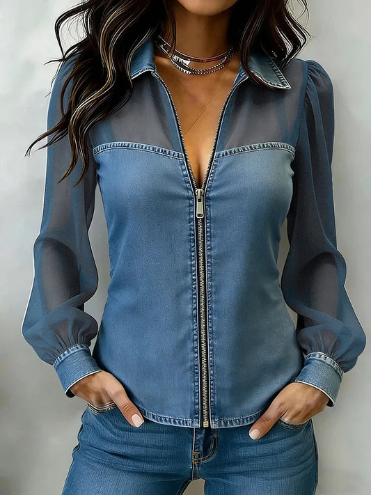Stemna™ | Camisa vaquera informal