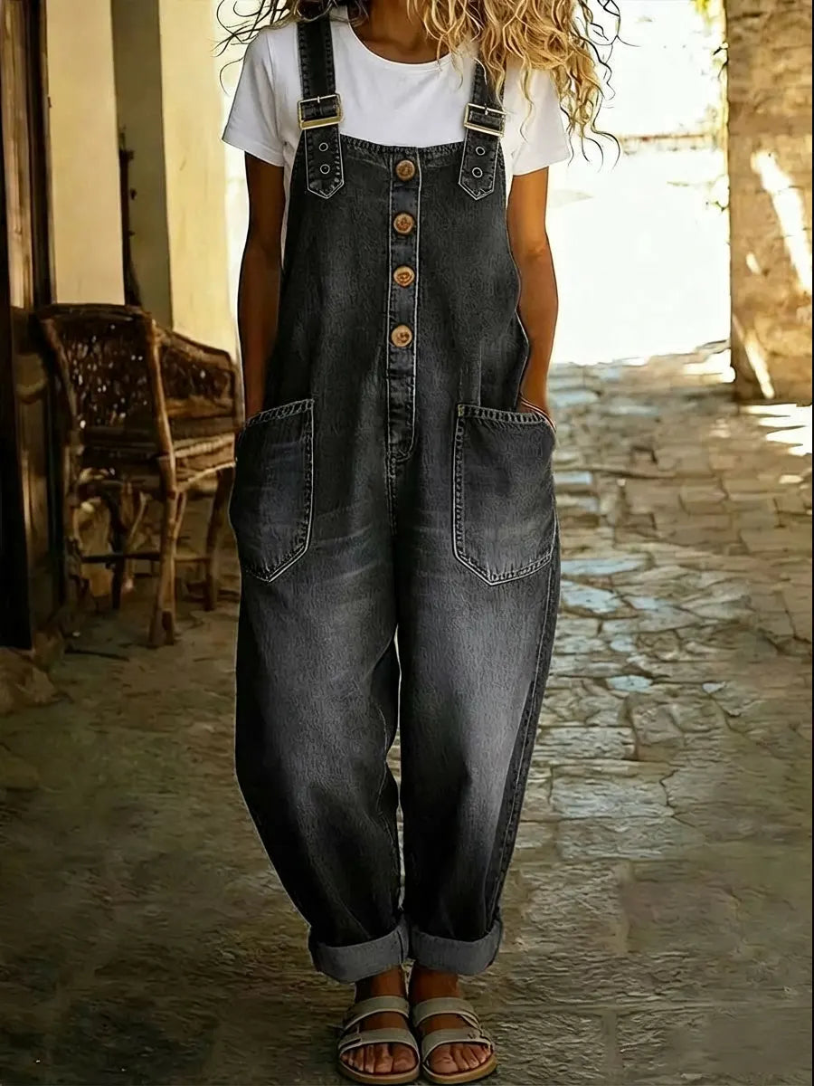 Olyna™ | Mono informal de vaqueros para mujer con hebilla ajustable
