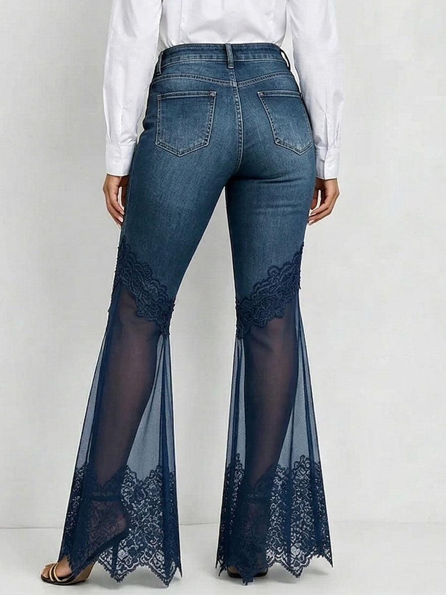 Bloomia™ | Pantalones vaqueros de mujer de corte ancho