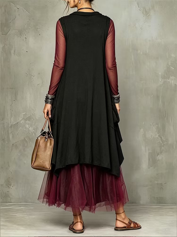 Fluxx™ | Vestido sin mangas de algodón, informal y elegante