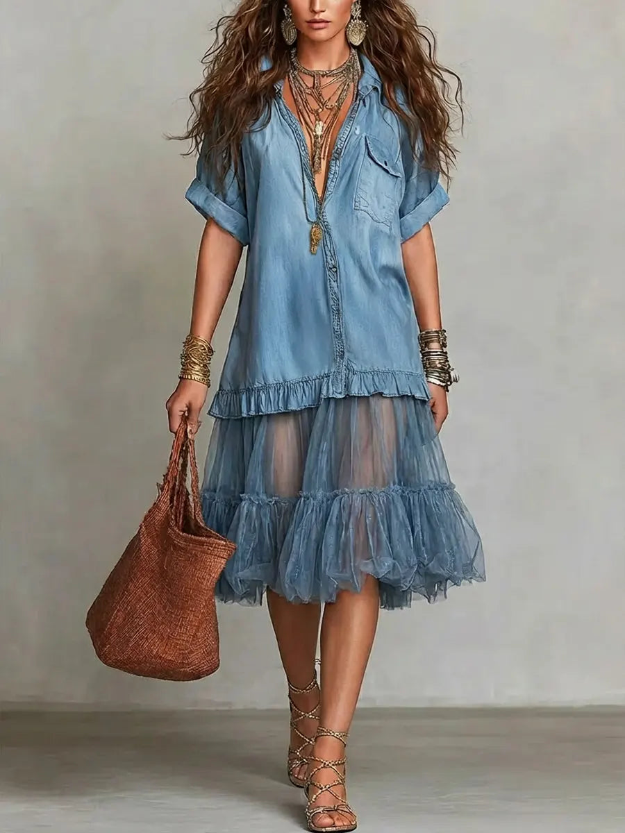 Shyna™ | Vestido informal de estilo artístico
