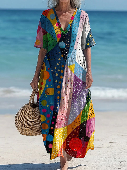 Jovielle™ | Vestido midi holgado, elegante y chic